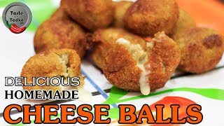 Cheese Balls  How To Make Cheese Balls Without Breadcrumbs  DELICIOUS Potato Cheese Balls Recipe [upl. by Oilasor]