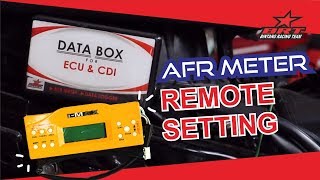 AFR METER  DATA BOX  REMOTE SETTING [upl. by Nagek290]