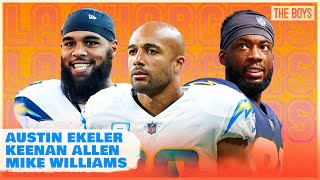 Austin Ekeler Keenan Allen And Mike Williams Talk Running Back Market  Rivers vs Herbert [upl. by Wilona]