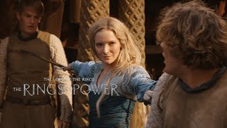 Galadriel vs Soldier Fight Scene  The Rings of Power [upl. by Arelus478]