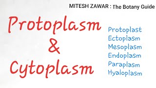 12 Difference between Protoplasm and Cytoplasm HSC Dr Fahad Fahad Biology  FAB [upl. by Ardnot776]