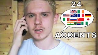 The English Language In 24 Accents [upl. by Xineohp]