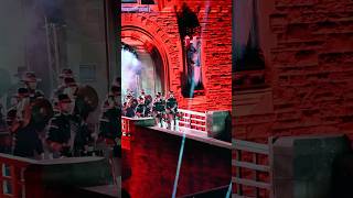 Majesticks Drum Corps Edinburgh Castle shorts edinburghtattoo drums [upl. by Keemahs]