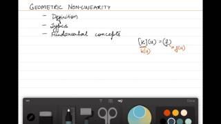 Geometric NonLinearity  Introduction [upl. by Dagnah]