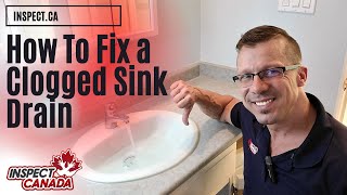 How to Fix a Slow Draining or Clogged Bathroom Sink [upl. by Krystalle41]