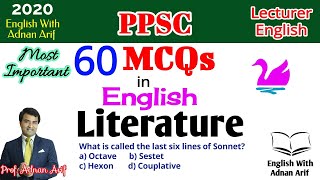 60 Most Important MCQs for Lecturer English [upl. by Gilbye]