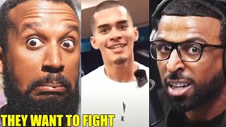 Fresh amp Fit Cry As They Demand To Fight Andrew Schulz Aba amp Moistcritikal [upl. by Hester151]