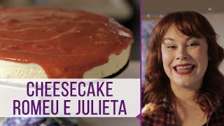 Cheesecake de queijo com goiabada [upl. by Kliman]