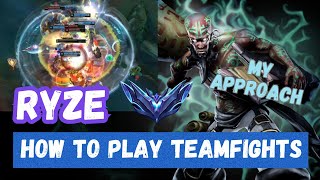 HOW TO PLAY TEAMFIGHTS AS RYZE IN S14 AND CARRY GAMES  MY APPROACH [upl. by Zerline]