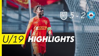 U19 Highlights  FC Nordsjælland 5  2 Silkeborg IF [upl. by Harbed]