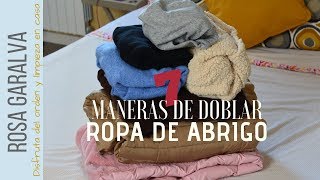 7 formas de doblar abrigos [upl. by Ecarret]