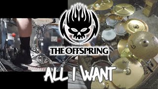 THE OFFSPRING  All I Want  DRUM COVER 80 With DoubleBass Why not [upl. by Remat82]