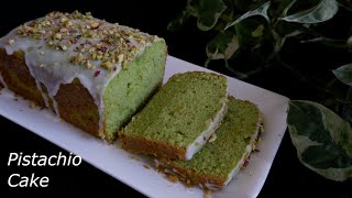 Pista Cake  Pistachio Cake  Pista Tea Cake  Rianza Bakes [upl. by Eleanora]