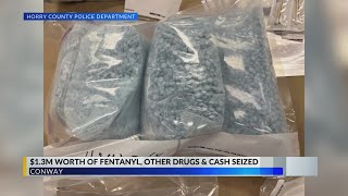 Horry County Police Department seizes more than 1M worth of fentanyl 20K in cash [upl. by Enale668]