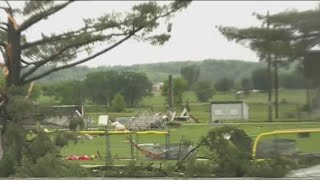 Tornado near Tomah western Wisconsin storm damage  FOX6 News Milwaukee [upl. by Scales]