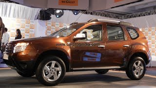 Renault Duster SUV Exteriors And Interiors Walk Around Review [upl. by Llehcram]