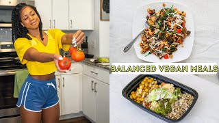 What I Eat In A Day Balanced Vegan Meals [upl. by Rim276]