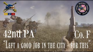 quotLeft a good job in the city  for thisquot  War Of Rights  42nd PA [upl. by Akinhoj]