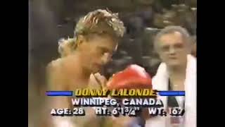 Sugar Ray Leonard vs Donny Lalonde [upl. by Hoopen749]