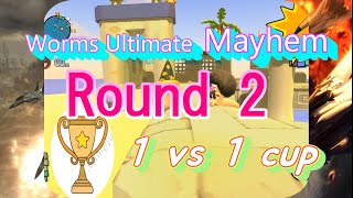 Worms Ultimate Mayhem World Cup 2024 1612 to 6 MrPoloFrance vs VtresRussia [upl. by Pliam]