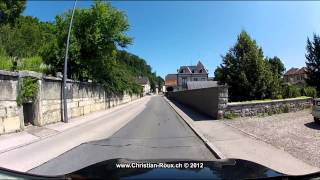 Switzerland 229 Camera on board Les FranchesMontagnes 3  Ajoie 2D GoPro Hero2 [upl. by Idahs]