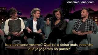 One Direction fala sobre a turnê e o Brasil no quotThe Late Late Showquot LEGENDADO [upl. by Hammer]