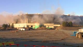 Pontiac Silverdome fails to implode [upl. by Millisent]