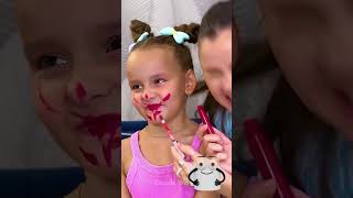 Moms Makeup Mayhem 🎤💄🤡 When a Song Turns into a FaceQuest funny [upl. by Laiceps]