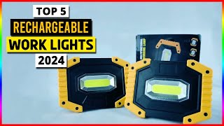 Top 5 Best Rechargeable Work Lights in 2024 [upl. by Ennywg377]