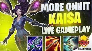 More OnHit Kaisa  Wild Rift HellsDevil Plus Gameplay [upl. by Trici309]