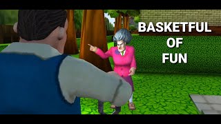 SCARY TEACHER 3D Basketful Of Fun  Failed Miss T [upl. by Piwowar]