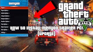 How To Install Menyoo Trainer PC Update GTA 5 Mod Tutorial 2024 [upl. by Nodyarb]