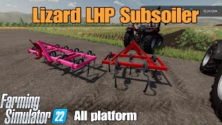 Lizard LHP Subsoiler  FS22 mod for all platforms [upl. by Kemppe]