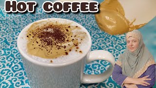 Hot coffee recipe cappuccino coffee recipe at home  instant coffee recipe at home  coffee simple [upl. by Derina]