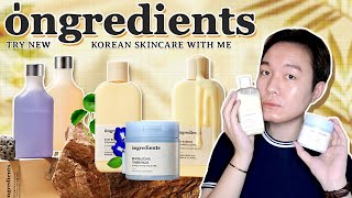 Ongredients Korean Skincare Review  Toner Pad Essence Lotion  KBeauty sensitive skin 💦 [upl. by Johannah]