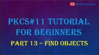 PKCS11 Tutorial for Beginners  Video13  Finding Objects in a token [upl. by Airamasor841]