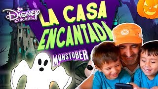 LA CASA ENCANTADA SEGUIMOS LA AVENTURA JUEGO DE HALLOWEEN de DISNEY CHANNEL [upl. by Elmer]