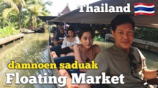 Most popular floating market in Thailand Is it really worth a visit [upl. by Ardnoel]