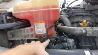 How to bypass coolant level sensor for Freightliner Cascadia  or other type of semitrucks [upl. by Nitaf]