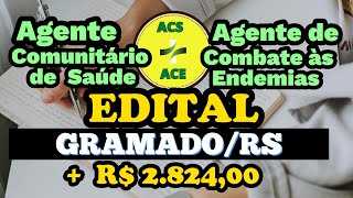 ACS E ACE  EDITAL EXPLICADO  GRAMADORS  BAIXE APOSTILA E MAPAS MENTAIS [upl. by Victoria517]