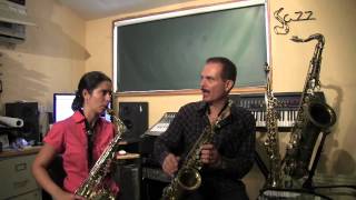 Beginner Saxophone Lesson Teaches How to play your first notes [upl. by Adniram]