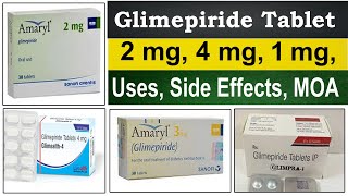 Glimepiride 2mg 4 mg 3 mg 1 mg tablet  glimepiride tablets ip 2mg 4 mg 1 mg uses Side Effects [upl. by Kal]