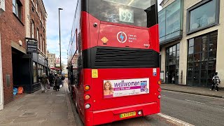 LV73 FEFStagecoach London 73Reg Wright StreetDeck Electroliner [upl. by Fredrika]