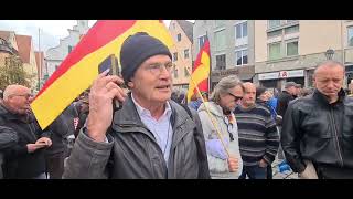 🇩🇪 0510 Aichach  Polizeigewalt gegen Dr Daniel Langhans Diktatur [upl. by Wons]