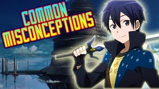 Common Misconceptions about Sword Art Online  Did You Know  Gamerturk SAO [upl. by Notnel]