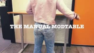 MultiTable Hand Crank Standing Desk Easy Movement HD [upl. by Agamemnon]