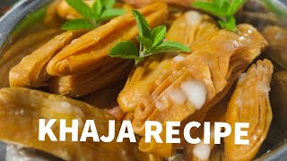 Khaja Recipe  Crispy Khaja sweet recipe  Chirote Recipe  Bengali sweet recipe  Bong Food Truck [upl. by Izak63]