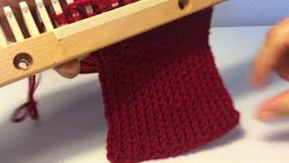 K2tog Stretchy Bind Off for Loom Knitting [upl. by Nedrud]