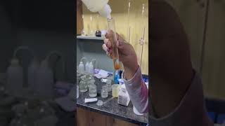 Confirmatory Test fro NH4 Nesslers Test For NH4 Ion Inorganic Qualitative Analysis Nesslers T [upl. by Yedorb]