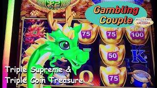 Triple Supreme und Triple Coin Treasurewer tripelt besser Durango Las Vegas [upl. by Magdau256]